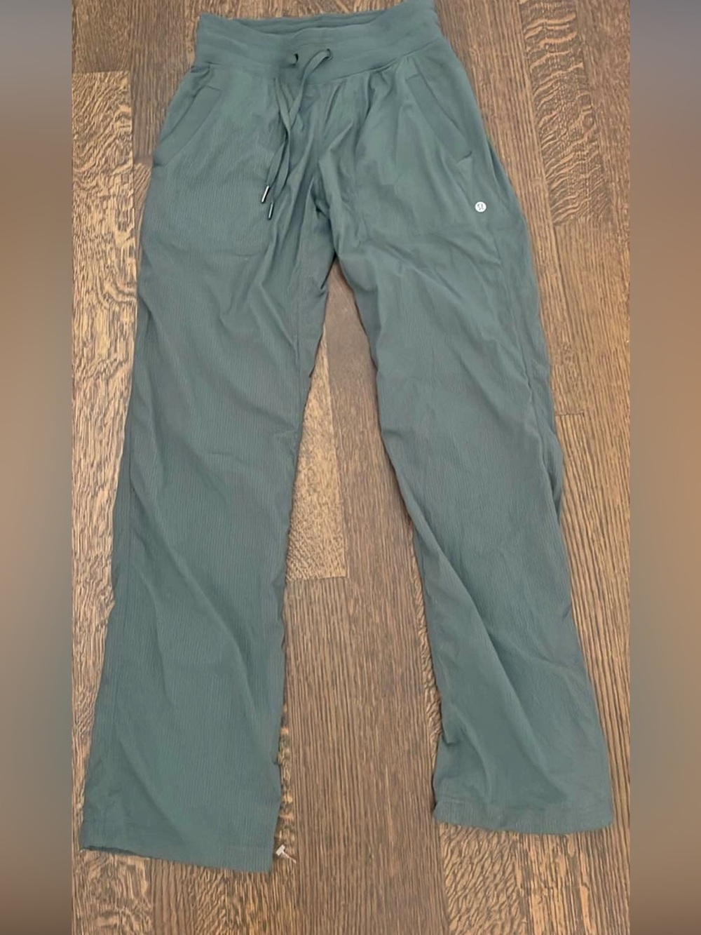 LULULEMON Dance Studio Mid-Rise Full Length Pants Dark Forest Green Size 4 NEW - Picture 8 of 8